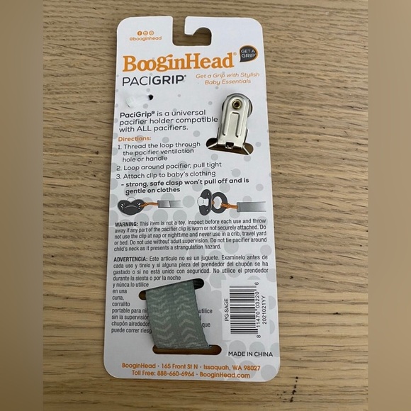 🆕 BooginHead PaciGrip Baby Pacifier toy Clip Bundle Om+🆕 - Picture 5 of 5